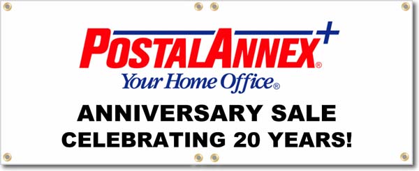 Postal Annex Banner Logo Center 9900 Nicebadge™